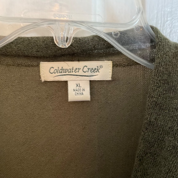 Women’s Coldwater Creek XL shimmery top - Picture 3 of 7